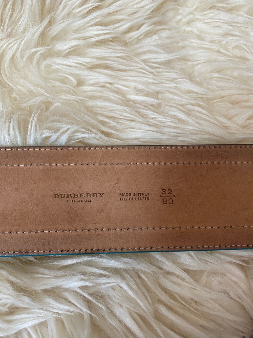 Burberry leather belt - Picture 2 of 11